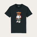 T-shirt doux unisexe à manches courtes et col rond, 100% coton biologique et le logo Harvey intégral.