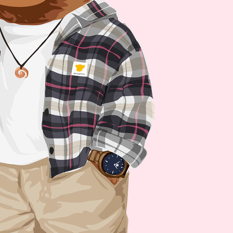 Camiseta suave unisex de manga corta con cuello redondo, hecha de 100% algodón orgánico y con estampado de Harvey entero.