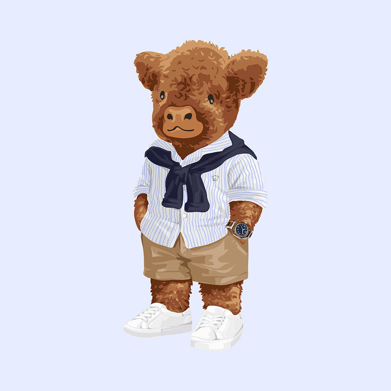 Camiseta suave unisex de manga corta con cuello redondo, hecha de 100% algodón orgánico y con estampado de Harvey entero.