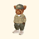 Sweat à capuche, unisexe et doux, à manches longues avec une capuche à double épaisseur et une poche kangourou sur le devant. Fabriqué à partir de 85 % de coton biologique et de 15 % de polyester recyclé, avec le logo Harvey intégral.