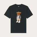 Premium heavyweight kortärmad T-shirt i unisexmodell med rund krage, tillverkad av 100 % organisk bomull och med ett Harvey-tryck som täcker hela plagget.