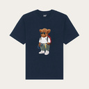 Hochwertiges, kurzärmliges, dickes Unisex-T-Shirt mit Rundhalsausschnitt, aus 100% Bio-Baumwolle und mit ganzflächigem Harvey-Druck.