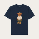 T-shirt unisex premium e spessa a maniche corte con collo rotondo, realizzata in 100% cotone organico e con logo Harvey stampato full body.