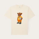 T-shirt unisex premium e spessa a maniche corte con collo rotondo, realizzata in 100% cotone organico e con logo Harvey Highlander stampato full body.