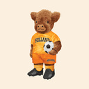 T-shirt unisex premium e spessa a maniche corte con collo rotondo, realizzata in 100% cotone organico e con logo Harvey Highlander stampato full body.