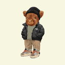 Premium heavyweight unisex T-shirt met korte mouwen en een ronde hals, gemaakt van 100% biologisch katoen en voorzien van een full body Harvey print.