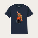 T-shirt doux unisexe à manches courtes et col rond, 100% coton biologique et le logo Harvey intégral.