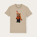 T-shirt doux unisexe à manches courtes et col rond, 100% coton biologique et le logo Harvey intégral.