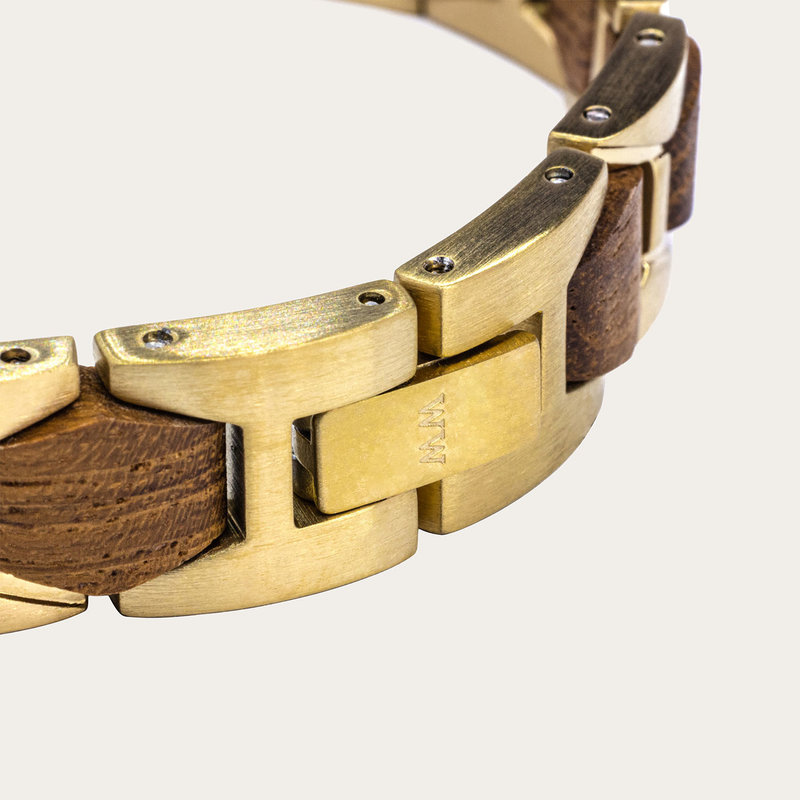 Teak & Anti Copper WoodWatch wooden watch Free shipping & returns