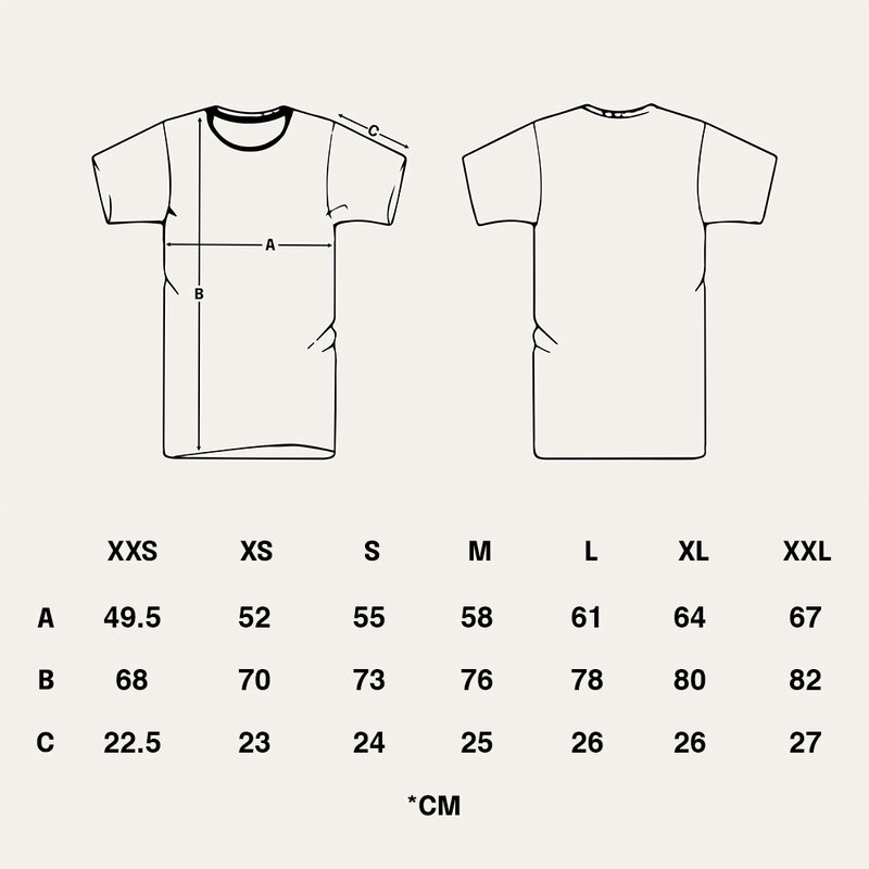 Premium heavyweight kortärmad T-shirt i unisexmodell med rund krage, tillverkad av 100 % organisk bomull och med ett Harvey-tryck som täcker hela plagget.