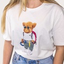 Weiches Unisex-Kurzarm-T-Shirt mit Rundhalsausschnitt, aus 100% Bio-Baumwolle und mit Ganzkörper Harvey.