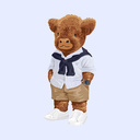 Zachte unisex hoodie met lange mouwen, een dubbellaagse capuchon en een kangoeroezak aan de voorkant. Gemaakt van 85% biologisch katoen en 15% gerecycled polyester, met een full body Harvey print.