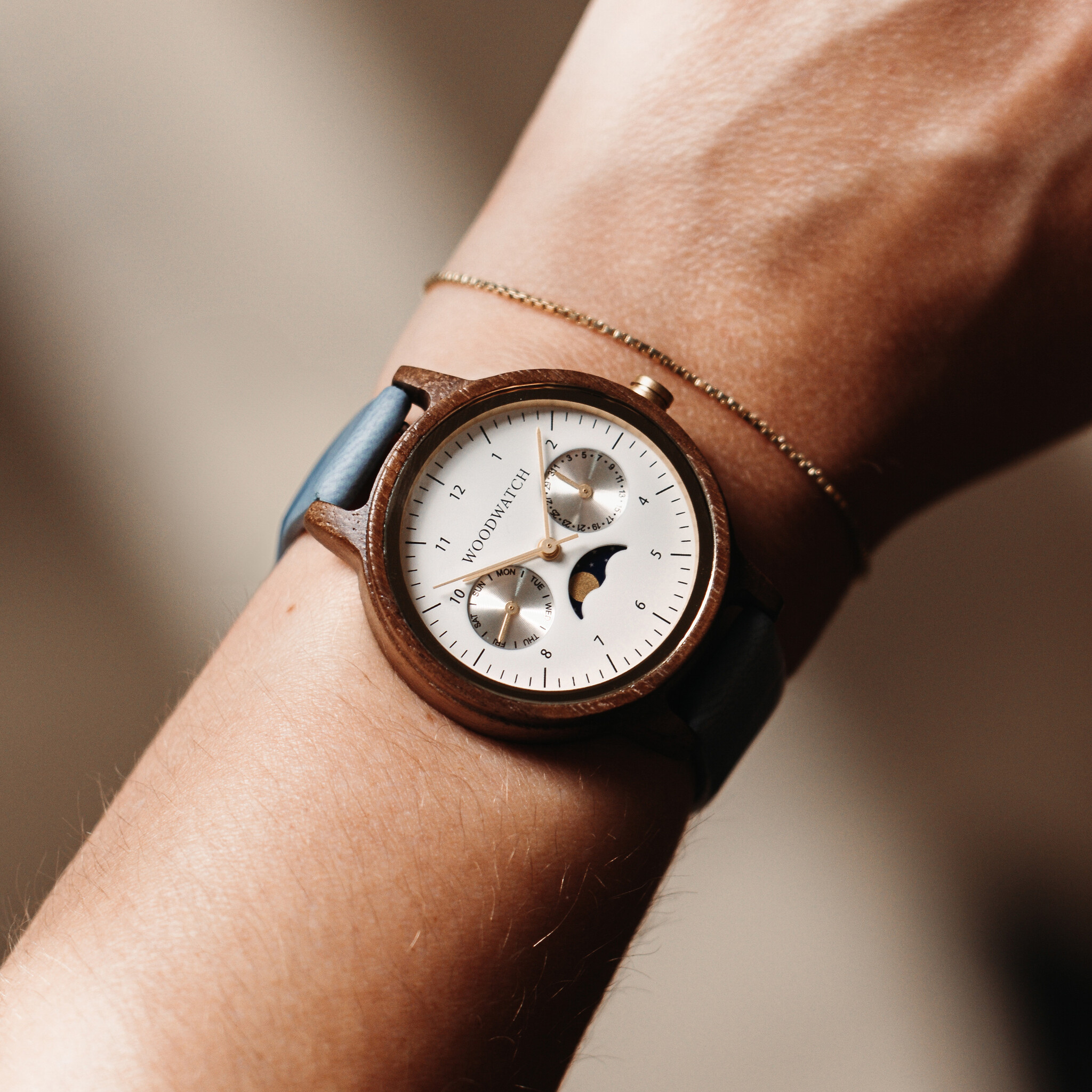 WoodWatch Orologi in Legno | Azure Frost