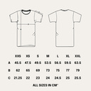 Soft unisex short-sleeved t-shirt with a round neck, made of 100% organic and recycled cotton and featuring a full body Harvey.
