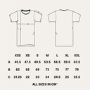 Soft unisex short-sleeved t-shirt with a round neck, made of 100% organic and recycled cotton and featuring a full body Harvey.