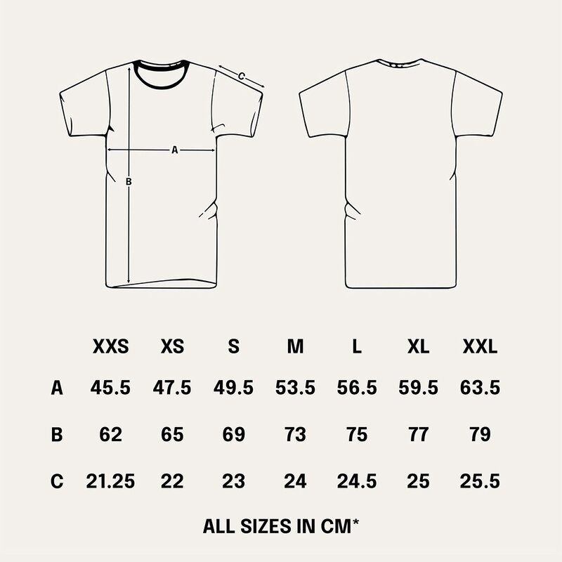 Soft unisex short-sleeved t-shirt with a round neck, made of 100% organic and recycled cotton and featuring a full body Harvey.