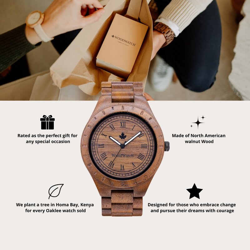 That first instinct and lust for a new adventure. This is the idea that brought the ORIGINAL Collection to life. Hand-carved wooden watches that celebrate the raw aspects of nature, which provide the world its beauty. Each model makes a statement and a gr