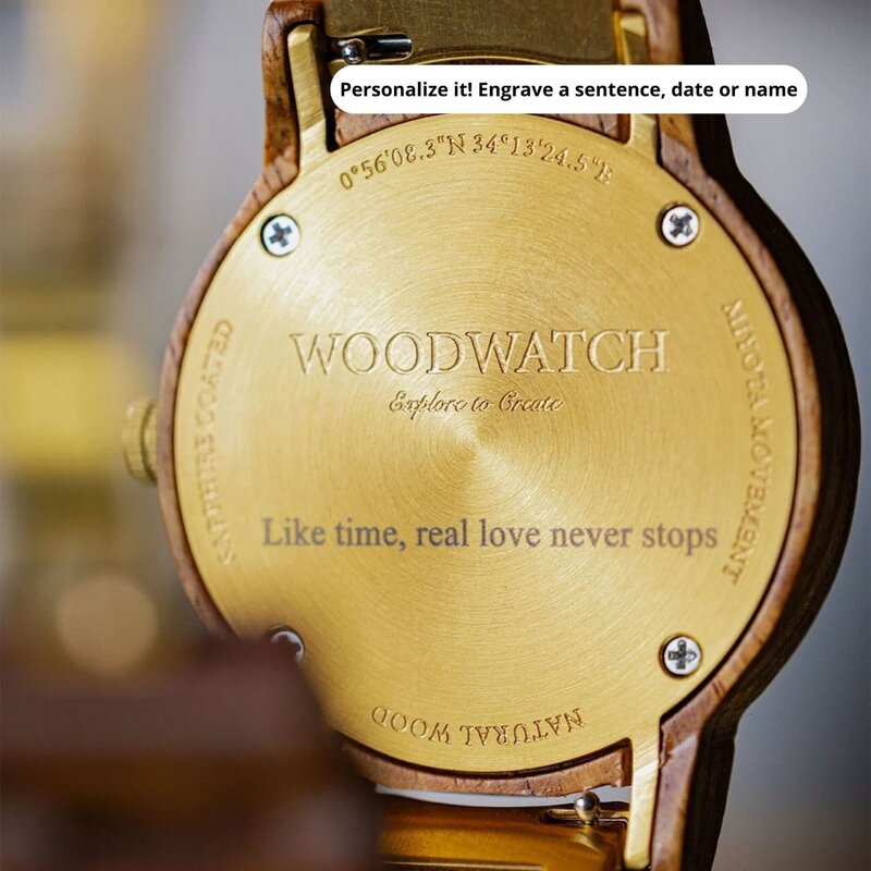 Die CLASSIC Kollection überdenkt auf raffinierte Weise die Ästhetik einer WoodWatch. Die schlanken Gehäuse geben einen klassischen Eindruck und verfügen über eine einzigartige Mondphasenbewegung und zwei zusätzliche Hilfszifferblätter mit Wochen- und Mona