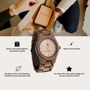 La Collection CORE tire son nom d’une qualité de bois exceptionnelle récolté au coeur même des arbres . Le design sportif est parfait pour les amateurs d’escapades en forêt et les aventuriers. Les montres sont disponibles en deux diamètres pour les hommes