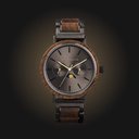 The ELEMENT Collection is comprised of four unique designs in the WoodWatch range, showcasing a combination of 316 stainless steel and wood. The 41mm diameter Iron Walnut watch features our characteristic moonphase movement and two subdials to display the
