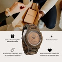 That first instinct and lust for a new adventure. This is the idea that brought the ORIGINAL Collection to life. Hand-carved wooden watches that celebrate the raw aspects of nature, which provide the world with its beauty. Each model makes a statement and