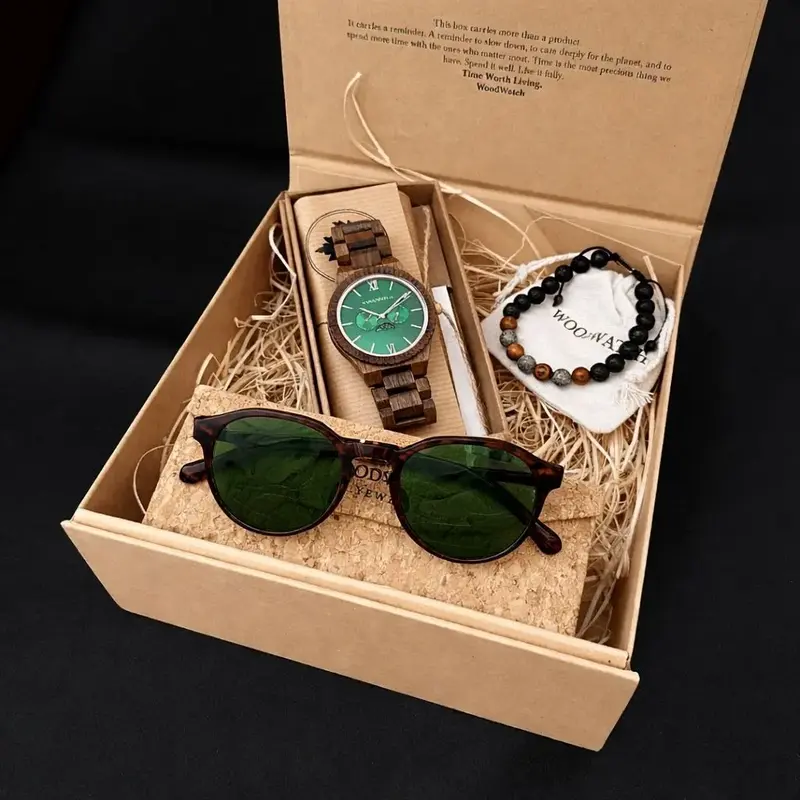 Make this holiday season unforgettable with the WoodWatch Holiday Gift Box.