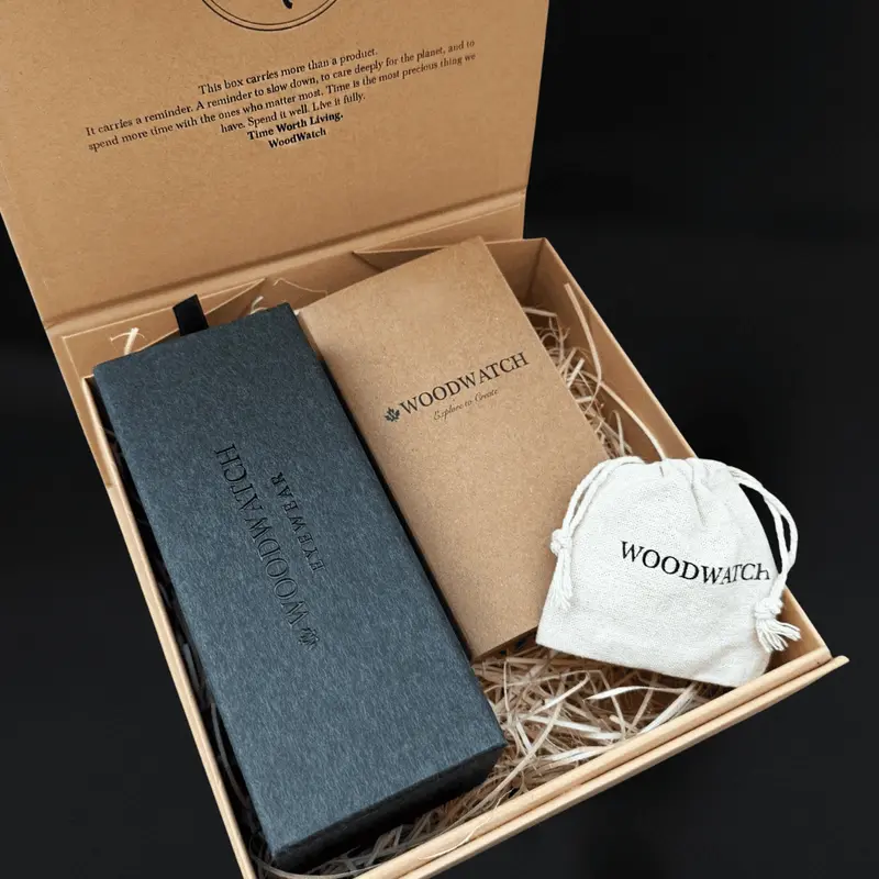 Maak dit feestseizoen onvergetelijk met de WoodWatch Feestdagen Geschenkdoos.