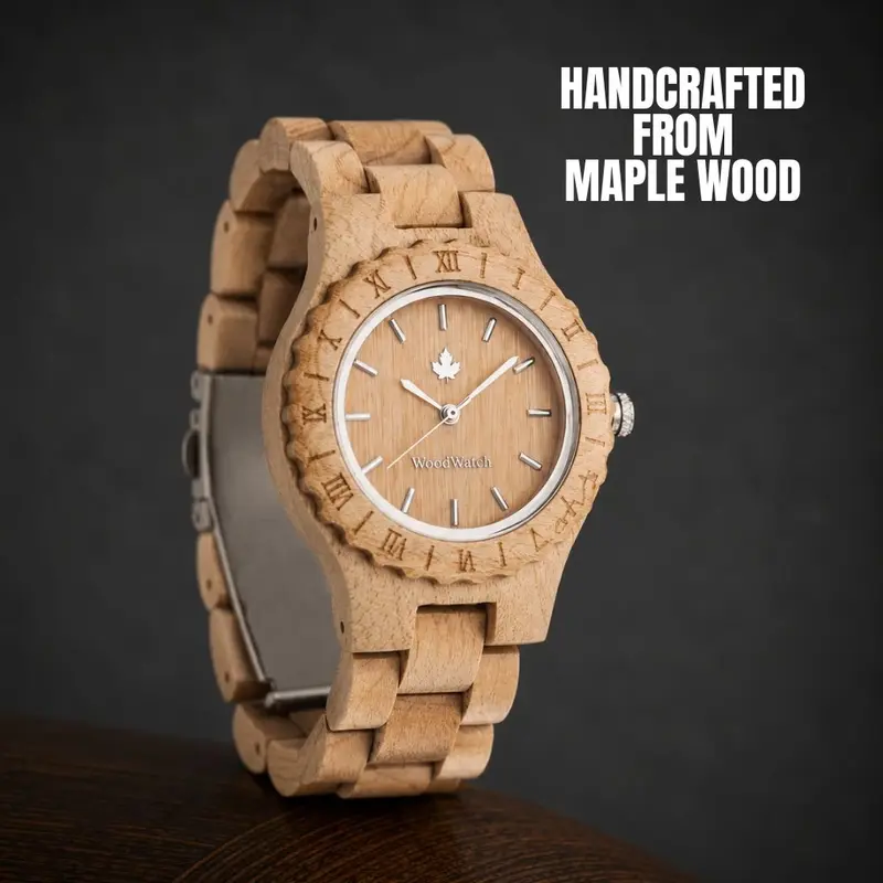 That first instinct and lust for a new adventure. This is the idea that brought the ORIGINAL Collection to life. Hand-carved wooden watches that celebrate the raw aspects of nature, which provide the world its beauty. Each model makes a statement and a co