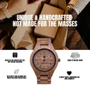 That first instinct and lust for a new adventure. This is the idea that brought the ORIGINAL Collection to life. Hand-carved wooden watches that celebrate the raw aspects of nature, which provide the world its beauty. Each model makes a statement and a gr