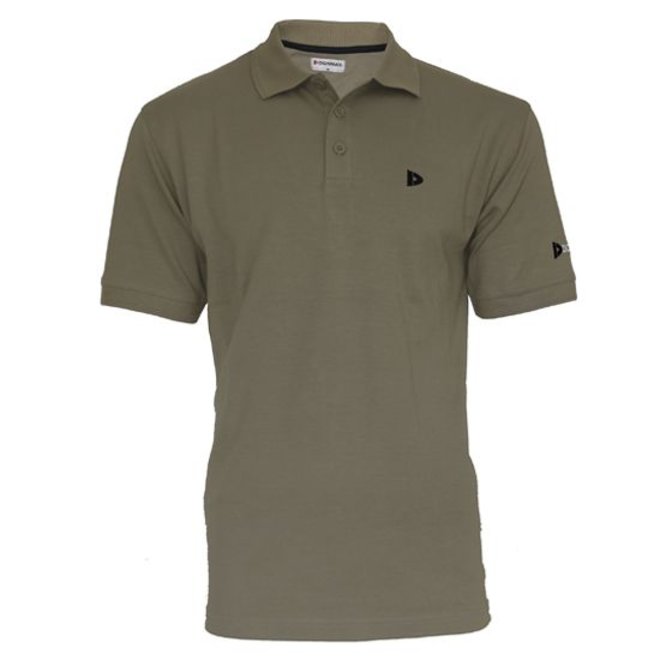 Donnay Heren - Polo pique shirt Noah - Taupe