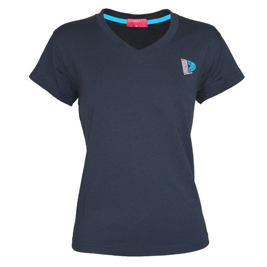 Donnay Donnay Dames - V-Neck T-Shirt - Navy