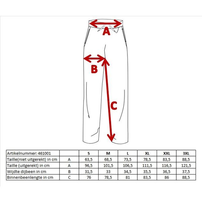 Donnay Heren - Joggingbroek rechte pijp Wess - Lichtgrijs gemêleerd