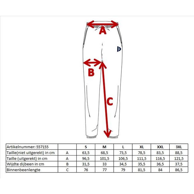 Donnay Heren - Joggingbroek Jack - Zilvergrijs