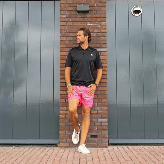 Donnay Heren - Kort Sport/zwemshort Toon - Fluo Pink