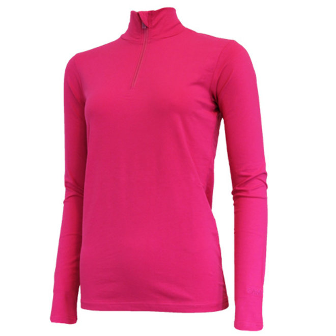 heelal verachten In de meeste gevallen Campri Dames Skipully 1/4 rits - shirt met col - Roze - Donnay Nederland
