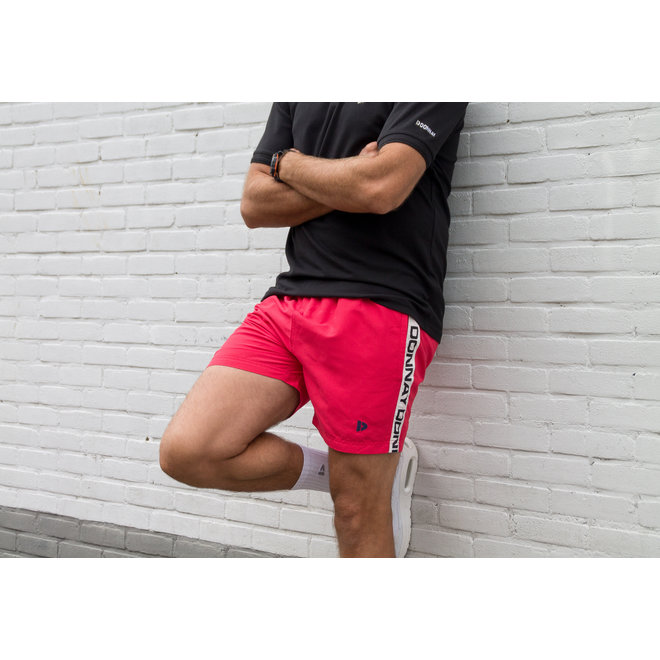 Donnay Heren - Sport/zwemshort Kay - Koraal Rood/roze