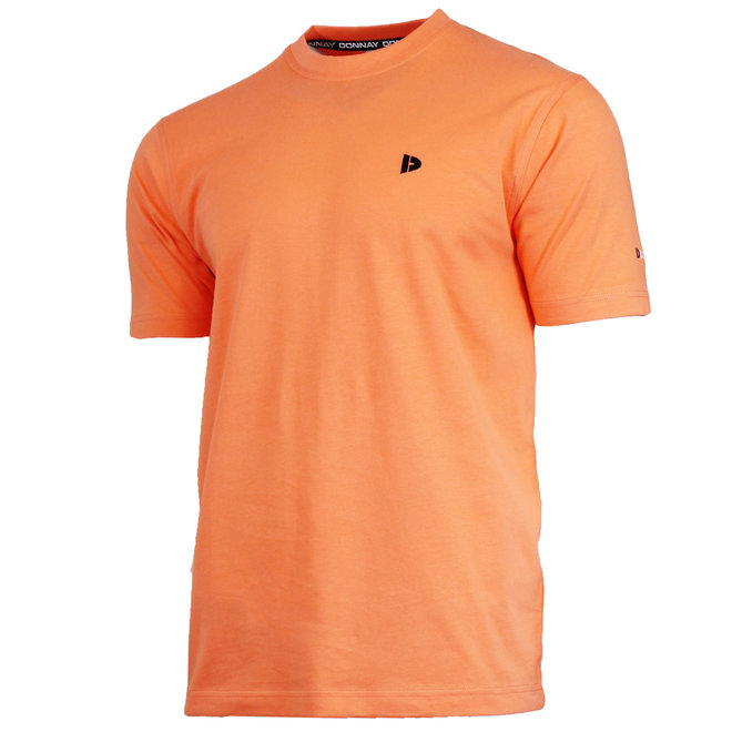 Donnay Heren - T-Shirt Vince - Meloen Oranje