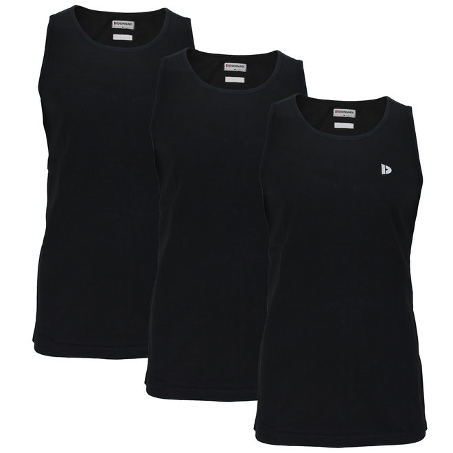 Donnay Heren - Singlet James - Zwart