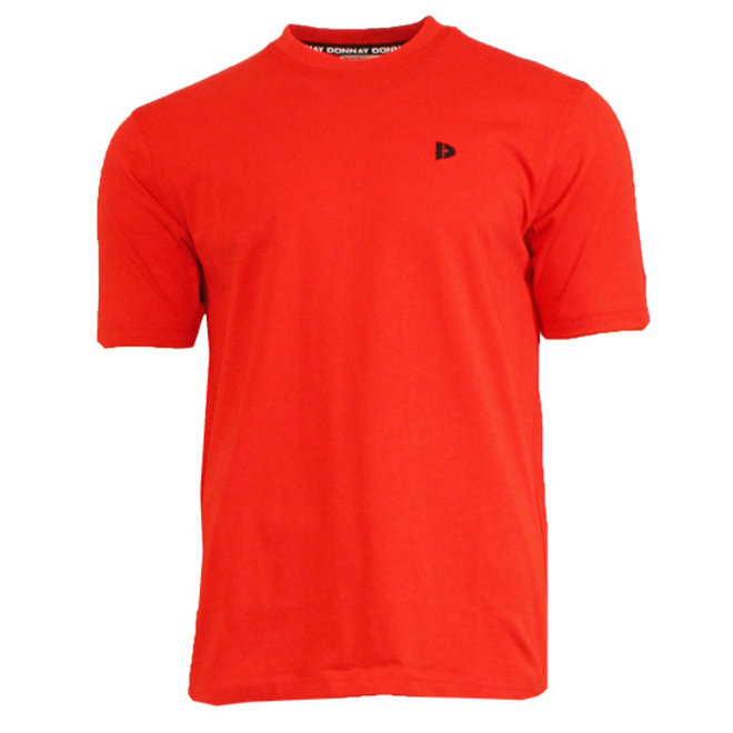 Donnay Heren - T-Shirt Vince - Vlamrood