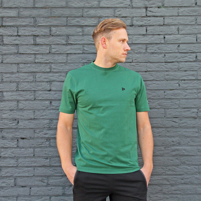 Donnay Heren - T-Shirt Vince - Bosgroen