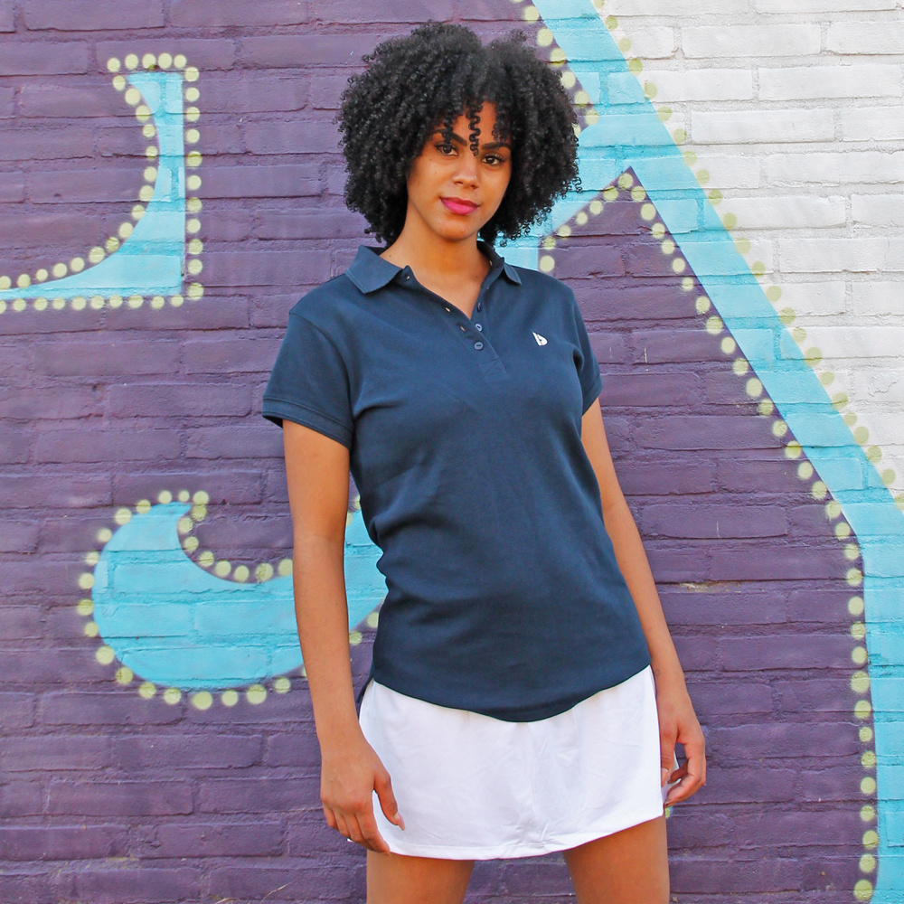 Donnay Polo Pique - Poloshirt - Dames - Maat S - Navy