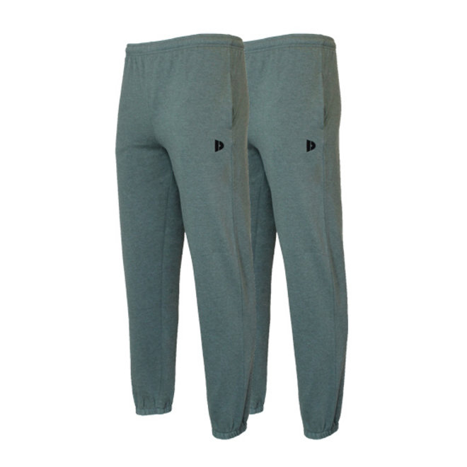 Donnay Heren - Joggingbroek Alec - Legergroen gemêleerd