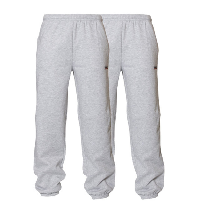 Donnay Junior - Joggingbroek met boord - Lichtgrijs gemêleerd