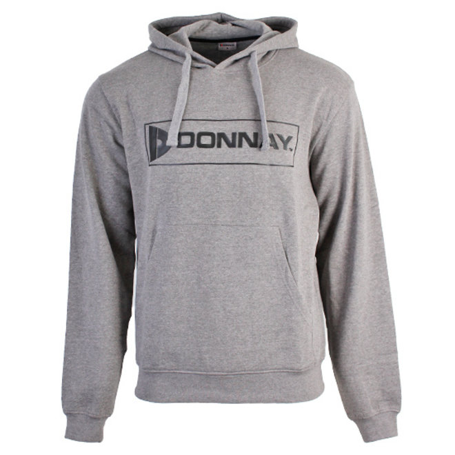 Donnay Heren - Sweater met capuchon David - Zilvergrijs