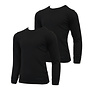 Campri Junior - 2-Pack - Thermo shirt lange mouw - Zwart