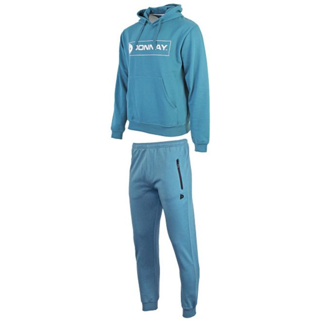 Donnay Junior - Unisex Joggingpak Adam - Vintage Blauw