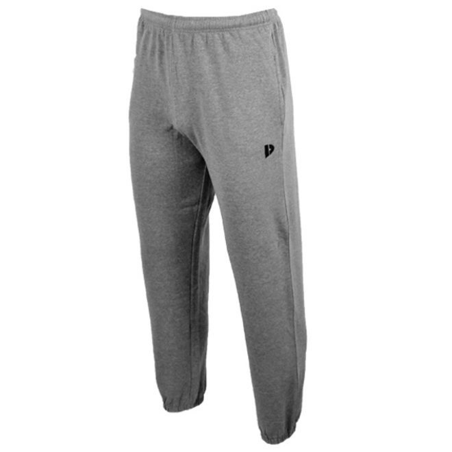 Donnay Heren - 2-Pack - Joggingbroek Alec - Zwart & Zilvergrijs