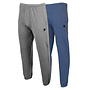 Donnay Heren - 2-Pack - Joggingbroek Alec - Zilvergrijs & Donkerblauw