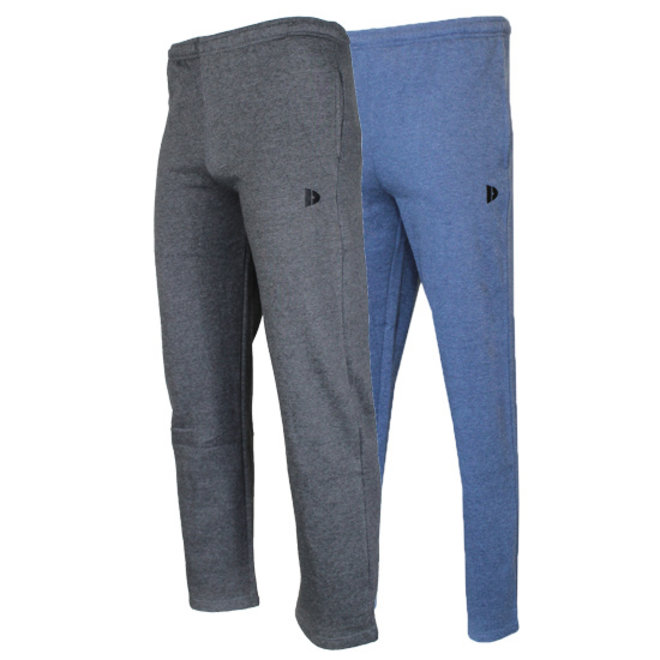 Donnay Heren - 2-Pack - Joggingbroek Wess - Donkergrijs & Donkerblauw