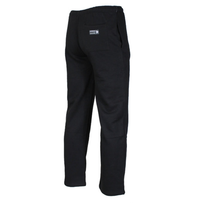 Donnay Heren - 2-Pack - Joggingbroek Wess - Zwart & Zilvergrijs